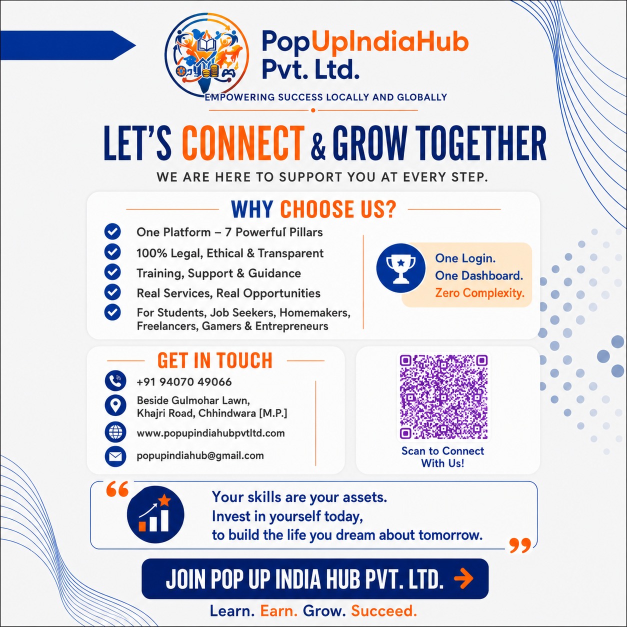 Let’s Connect & Grow Together